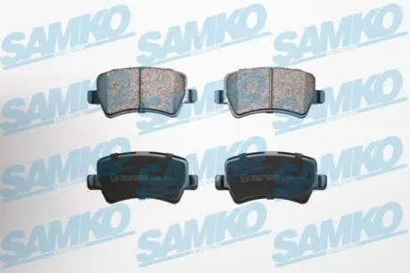 Колодки гальмівні (задні) Ford Galaxy/S-Max 06-15/Volvo S60/S80/V60/V70/XC60/XC70 08-/Land Rover 11 SAMKO 5SP1474