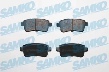 Колодки гальмівні (задні) Renault Fluence/Megane/Scenic 1.2-2.0dCi 08- (к-кт) SAMKO 5SP1484