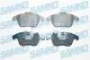 Колодки гальмівні (передні) Citroen C5 08-/Peugeot 407 04-/508 10-18 SAMKO (5SP1486) зображення 1