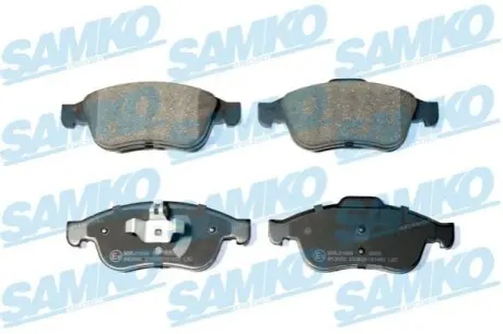 Комплект гальмівних колодок (передніх) Renault Fluence/Megane/Scenic 08 SAMKO 5SP1493