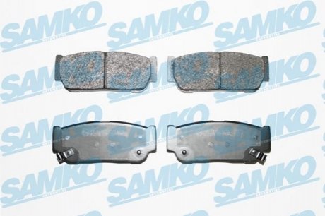 Тормозные колодки, дисковый тормоз.) SAMKO 5SP1504 (фото 1)