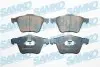 Колодки гальмівні (передні) Ford Galaxy/Mondeo IV/S-Max 07-15/Volvo S60/S80/V60/V70/XC70 06 SAMKO (5SP1507) зображення 1