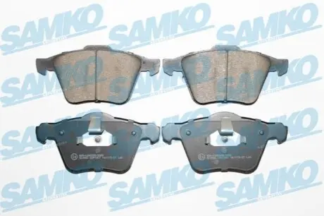 Колодки гальмівні (передні) Ford Galaxy/Mondeo IV/S-Max 07-15/Volvo S60/S80/V60/V70/XC70 06 SAMKO 5SP1507
