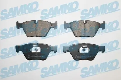 Колодки гальмівні (передні) BMW 3 (E90-93) 04-/ X1 (E84) 09- замінено на 0 986 494 118 SAMKO 5SP1512