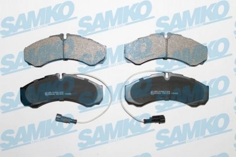 Тормозные колодки, дисковый тормоз.) SAMKO 5SP1515 (фото 1)