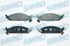 Тормозные колодки, дисковый тормоз.) SAMKO (5SP1519) изображение 1