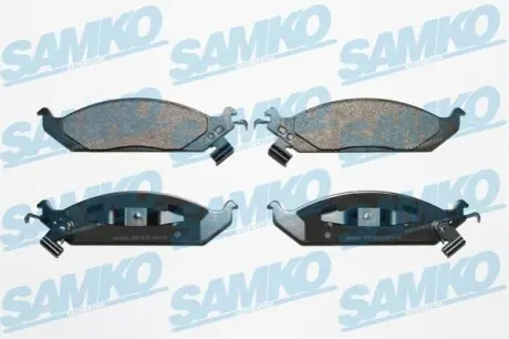 Гальмівні колодки, дискове гальмо (набір) SAMKO 5SP1519