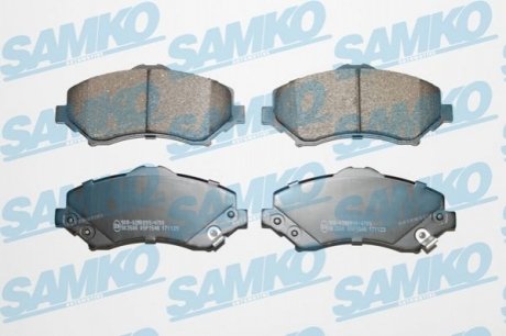 Тормозные колодки, дисковый тормоз.) SAMKO 5SP1548 (фото 1)
