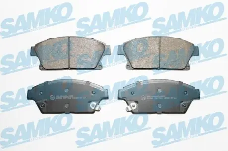 Колодки гальмівні (передні) Opel Astra J/Zafira C/Chevrolet Cruze 09 SAMKO 5SP1562