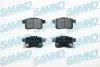 Колодки гальмівні (задні) Honda Accord VIII 2.0-2.4i 08 SAMKO (5SP1569) зображення 1