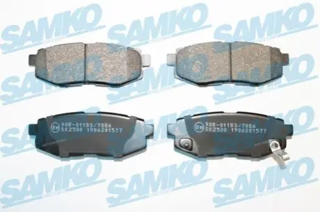 Колодки гальмівні (задні) Subaru Forester 13 SAMKO 5SP1577