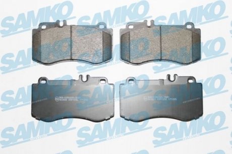 Тормозные колодки, дисковый тормоз.) SAMKO 5SP1592 (фото 1)