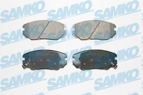 Тормозные колодки, дисковый тормоз.) SAMKO 5SP1599 (фото 1)