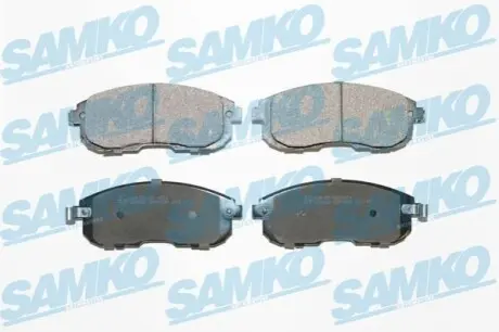 Комплект гальмівних колодок (передніх) Nissan Juke/Tilda 07 SAMKO 5SP1606