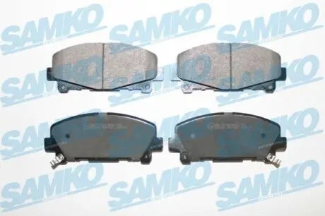 Гальмівні колодки, дискове гальмо (набір) SAMKO 5SP1607