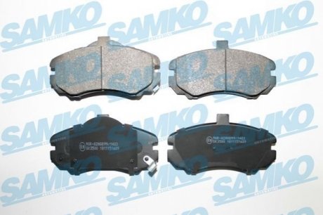 Тормозные колодки, дисковый тормоз.) SAMKO 5SP1609 (фото 1)