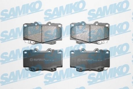 Тормозные колодки, дисковый тормоз.) SAMKO 5SP1610 (фото 1)