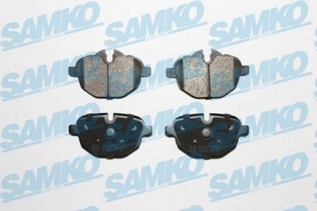 Гальмівні колодки, дискове гальмо (набір) SAMKO 5SP1618