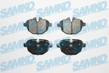 Колодки гальмівні (задні) BMW 5 (F07/F10-11) 09-17/(G30-31/F90)/6 (G32)/7 (G11-12) 16 SAMKO 5SP1618