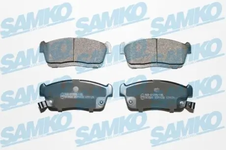 Гальмівні колодки, дискове гальмо (набір) SAMKO 5SP1632