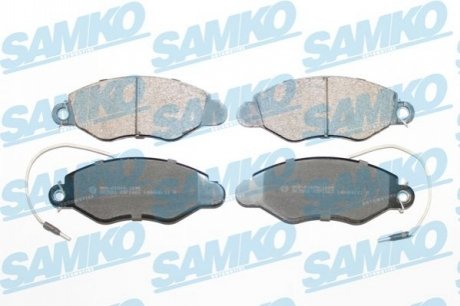 Тормозные колодки, дисковый тормоз.) SAMKO 5SP1663 (фото 1)