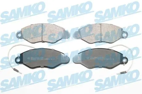 Гальмівні колодки, дискове гальмо (набір) SAMKO 5SP1663