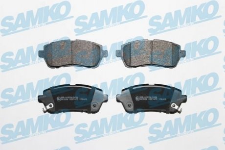 Тормозные колодки, дисковый тормоз.) SAMKO 5SP1673