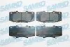 Колодки гальмівні (передні) Toyota Hilux 2.5-4.0 d-4d 04 SAMKO (5SP1682) зображення 1