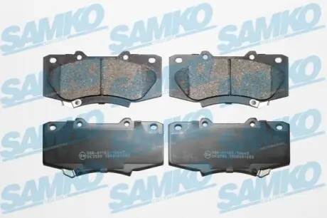Колодки гальмівні (передні) Toyota Hilux 2.5-4.0 d-4d 04 SAMKO 5SP1682