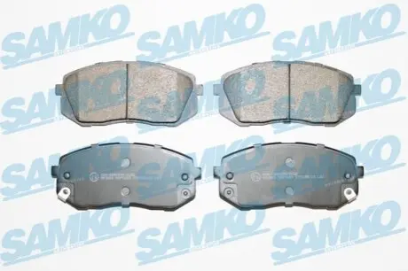 Колодки гальмівні (передні) Hyundai Tucson 15-/і40/іх35/Kia Sportage/Optima 10-/Soul 14 SAMKO 5SP1689
