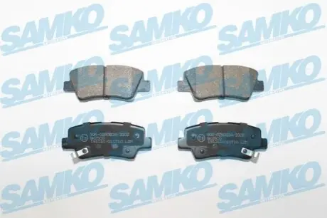 Колодки гальмівні (задні) Kia Sportage/Hyundai i10/i30 Tucson 15 SAMKO 5SP1710