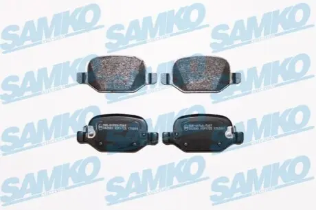 Колодки гальмівні (задні) Fiat 500L 12 SAMKO 5SP1725