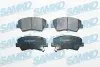 Колодки гальмівні (передні) Hyundai Elantra 10-/ i30 11-/ Kia Ceed 12- (Mando) (з аксесуарами) SAMKO (5SP1753) зображення 1