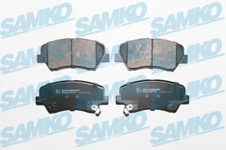 Колодки гальмівні (передні) Hyundai Elantra 10-/ i30 11-/ Kia Ceed 12- (Mando) (з аксесуарами) SAMKO 5SP1753