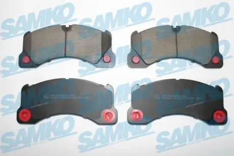 Колодки гальмівні (передні) Porsche Cayenne 02-/Macan 14-/Panamera 10-16/VW Touareg 02 SAMKO 5SP1754