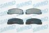 Колодки гальмівні (передні) Chevrolet Niva 02 SAMKO (5SP179) зображення 1