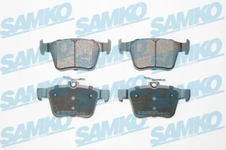 Колодки гальмівні (задні) Audi A3/VW Golf 12-/Touran/Passat B8 14-/Skoda Karoq 17-/Octavia 20 SAMKO 5SP1835