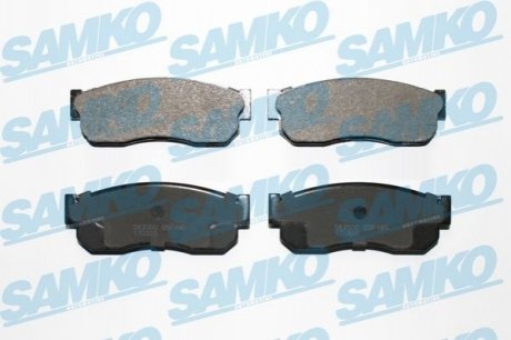 Гальмівні колодки, дискове гальмо (набір) SAMKO 5SP185 (фото 1)