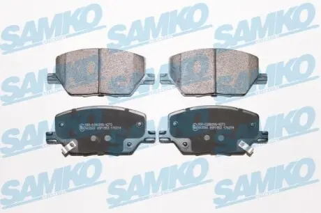 Колодки гальмівні (передні) Fiat 500X 1.4-1.6/1.6-2.0D 14-/ Jeep Renegade1.4-1.6/2.0CRD 14 SAMKO 5SP1953