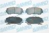 Колодки гальмівні (передні) Nissan Qashqai II 13- (Akebono) SAMKO (5SP1975) зображення 1