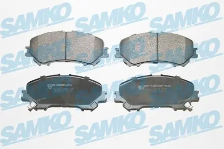Колодки гальмівні (передні) Nissan Qashqai II 13- (Akebono) SAMKO 5SP1975