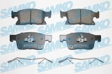 Тормозные колодки (передние) Opel Astra K 15- (Ate-Teves) R16 SAMKO 5SP2129K