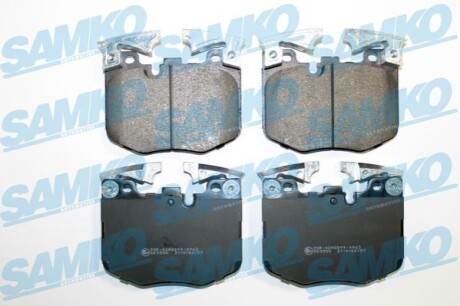 Тормозные колодки (передние) BMW 3 (G20) 18-/5 (G30/F90)/7 (G11/G12) 15- (Brembo) SAMKO 5SP2157