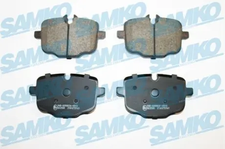 Тормозные колодки (задние) BMW 5 (G30,G31)/7 (G11,G12)/X5 (G05)/X6 (G06) 17- (TRW) SAMKO 5SP2161