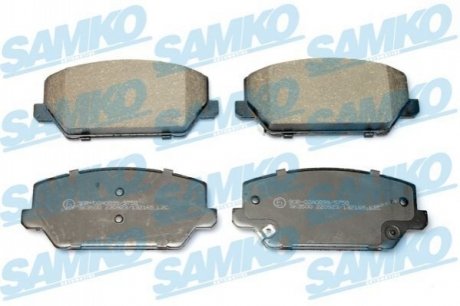 Тормозные колодки (передние) Hyundai i30/Grandeur 16-/Kia Optima/Cadenza 15- (Mando) Q+ SAMKO 5SP2165