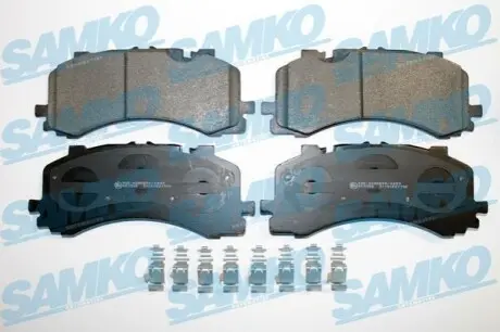 Колодки гальмівні (передні) Audi A6/A7/A8/Q7/Q8/VW Touareg 17 SAMKO 5SP2170K