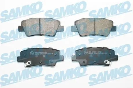 Колодки гальмівні (задні) Hyundai Accent 18-/Elantra/Tucson/ix35/Kia Sportage/Soul 15-/Rio 17 SAMKO 5SP2181