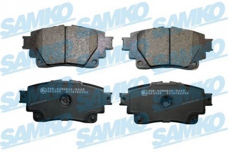 Гальмівні колодки SAMKO 5SP2202 (фото 1)