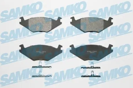 Колодки гальмівні (передні) Seat Cordoba/Ibiza 94-02/VW Golf/Jetta/Polo 81-94 SAMKO 5SP223