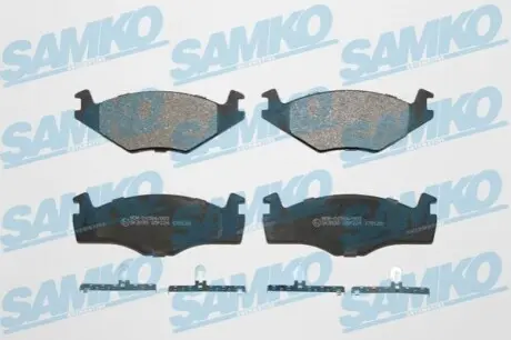 Колодки гальмівні (передні) Seat Cordoba/Ibiza II/VW Golf/Jetta II /Passat 73-02 SAMKO 5SP224